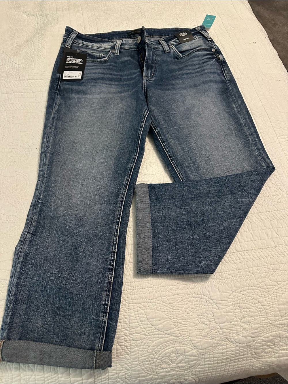 Silver Jeans Women’s Medium Blue Boyfriend Jeans